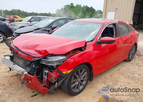 2020 Honda Civic Ex from USA, damaged, VIN 2HGFC1F37LH681087